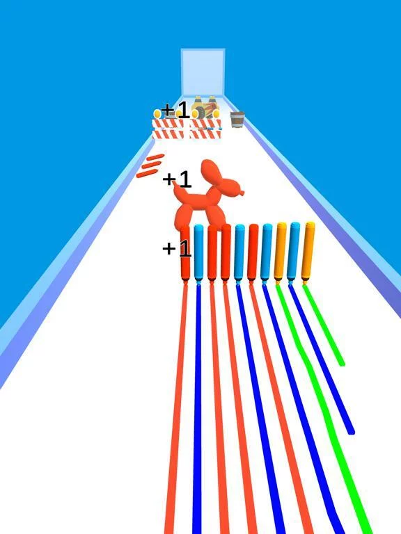 Изображение игры: Color Runner 3D - Pencil Roll
