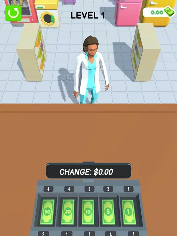 Изображение игры: Cashier Master -Rich Genius 3D