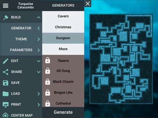 Изображение игры: ProD&D Dungeon Generator