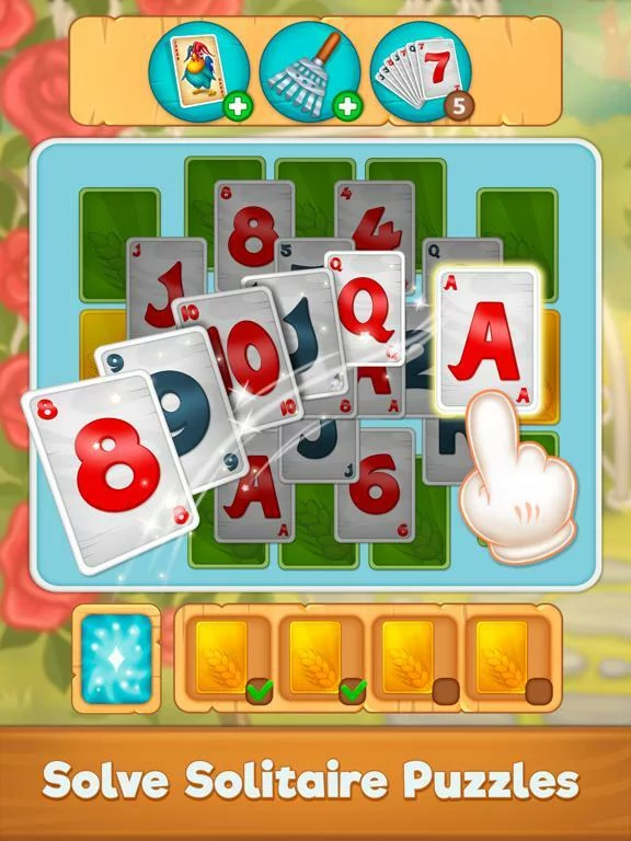 Изображение игры: Solitaire Farm: Card Game