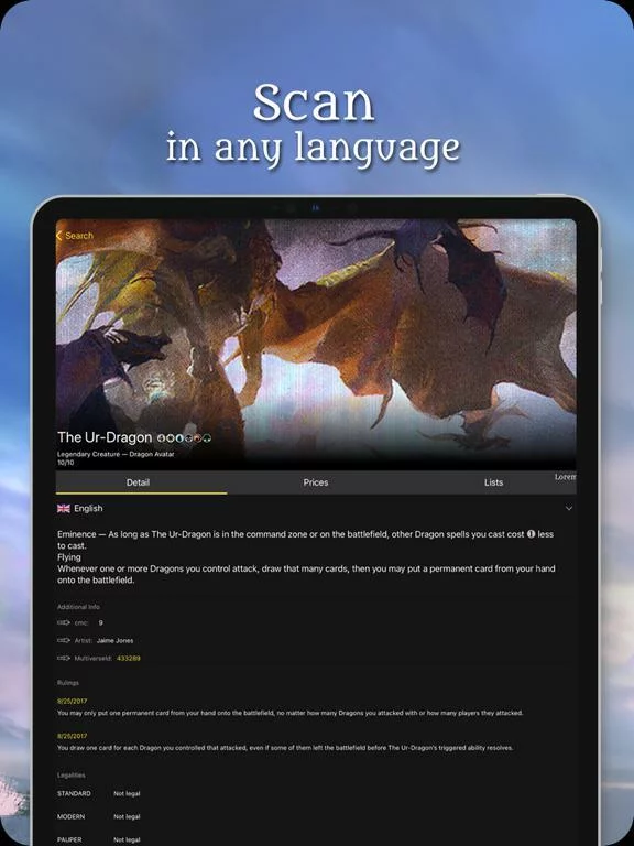 Изображение игры: Dragon Shield MTG Card Manager
