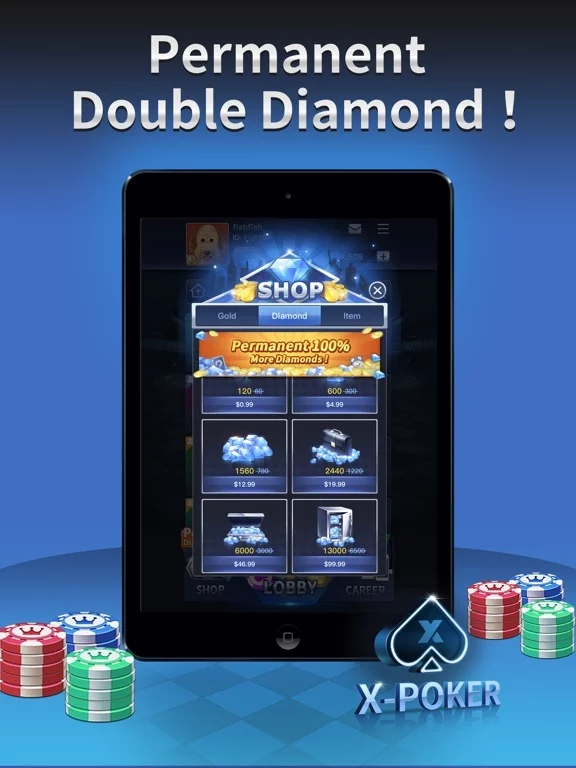 Изображение игры: X-Poker - Online Home Game