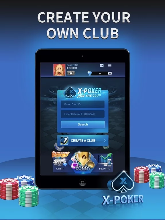 Изображение игры: X-Poker - Online Home Game