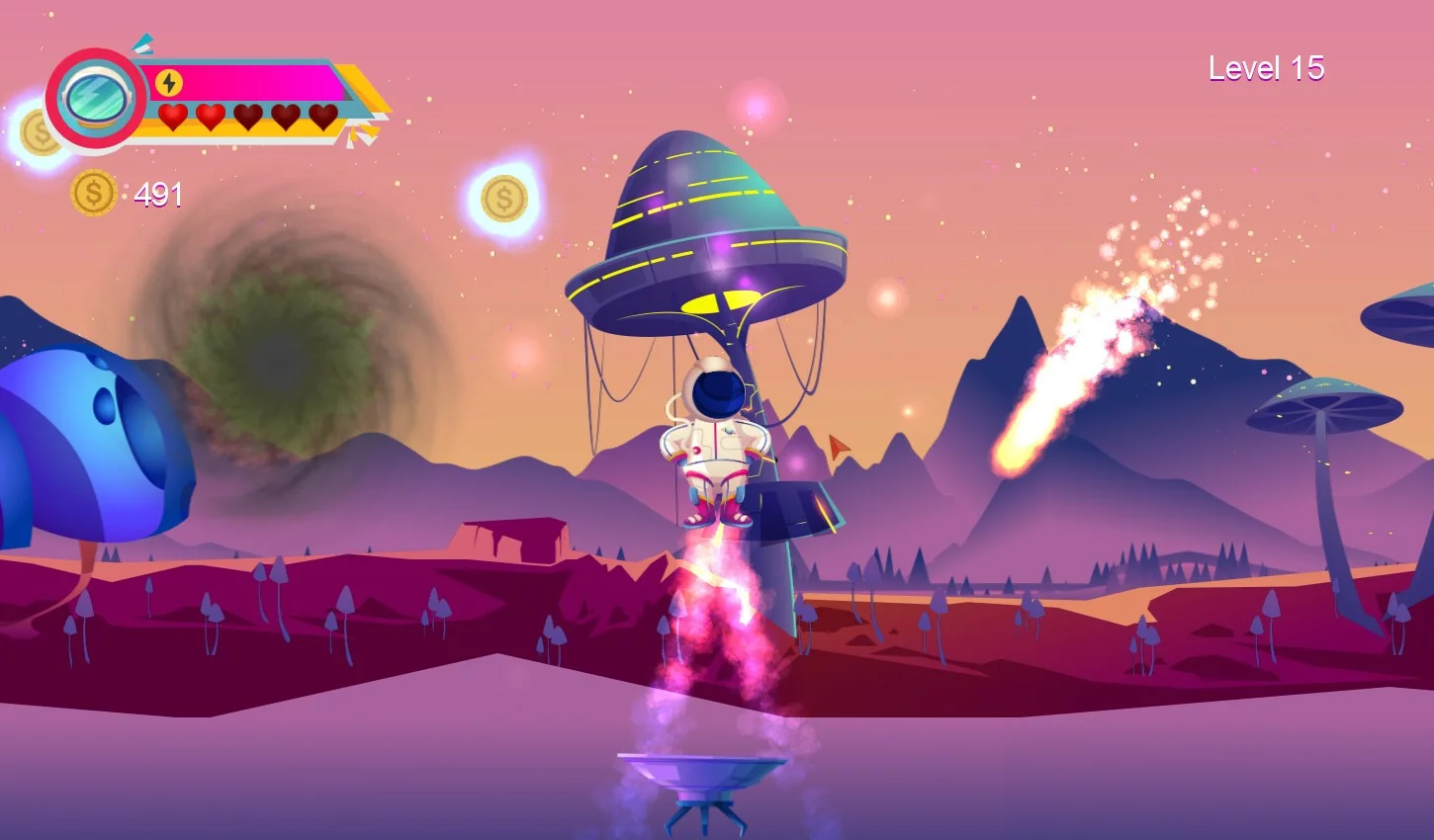 Изображение игры: Jetpack astronaut
