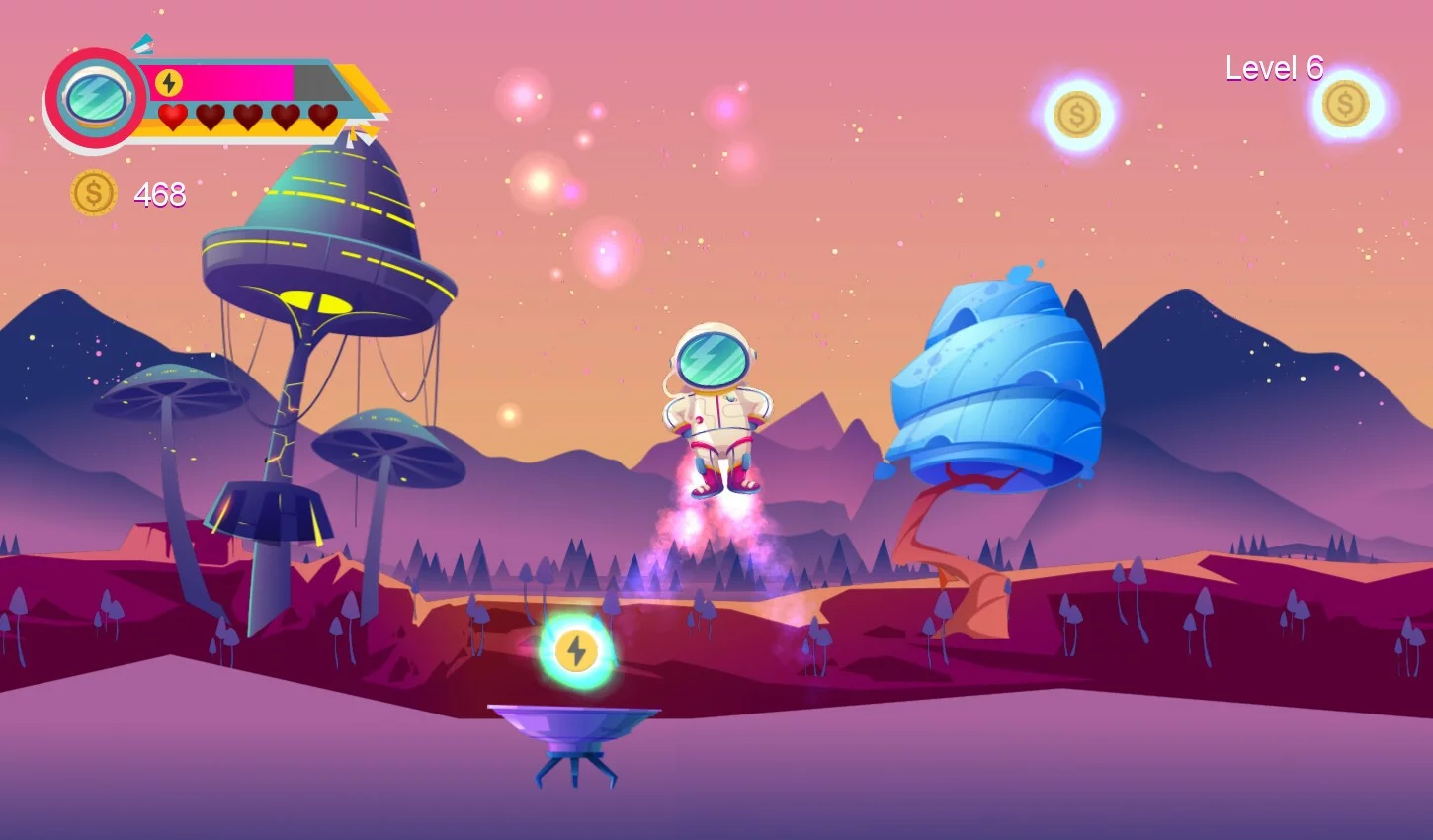 Изображение игры: Jetpack astronaut