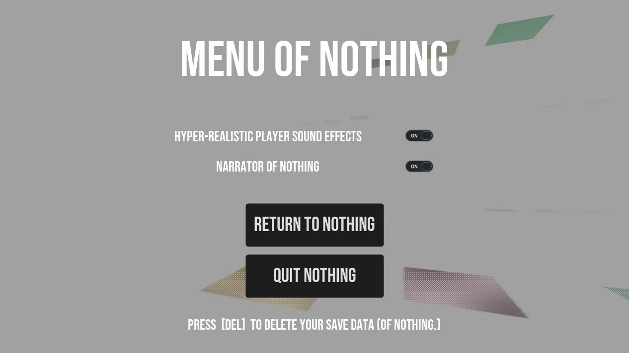 Изображение игры: The Game of Nothing