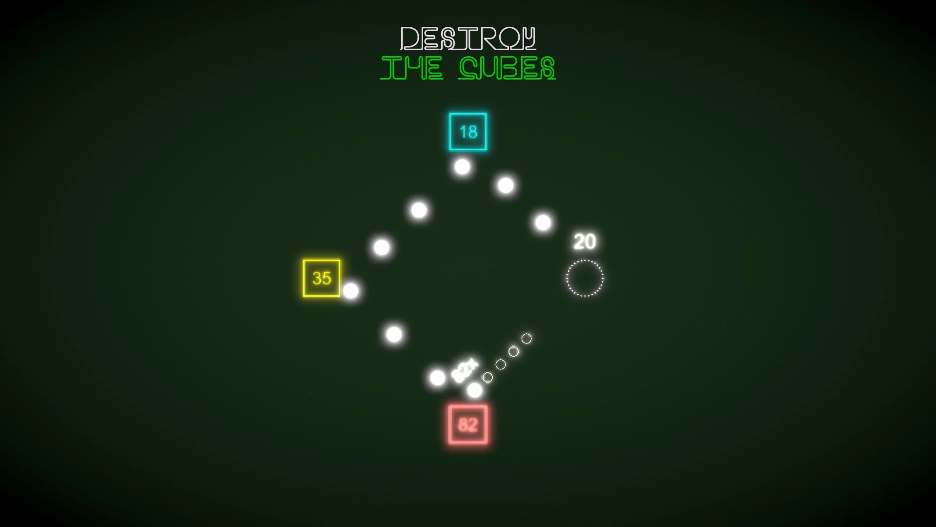 Изображение игры: Destroy The Cubes - Minimalist Puzzle