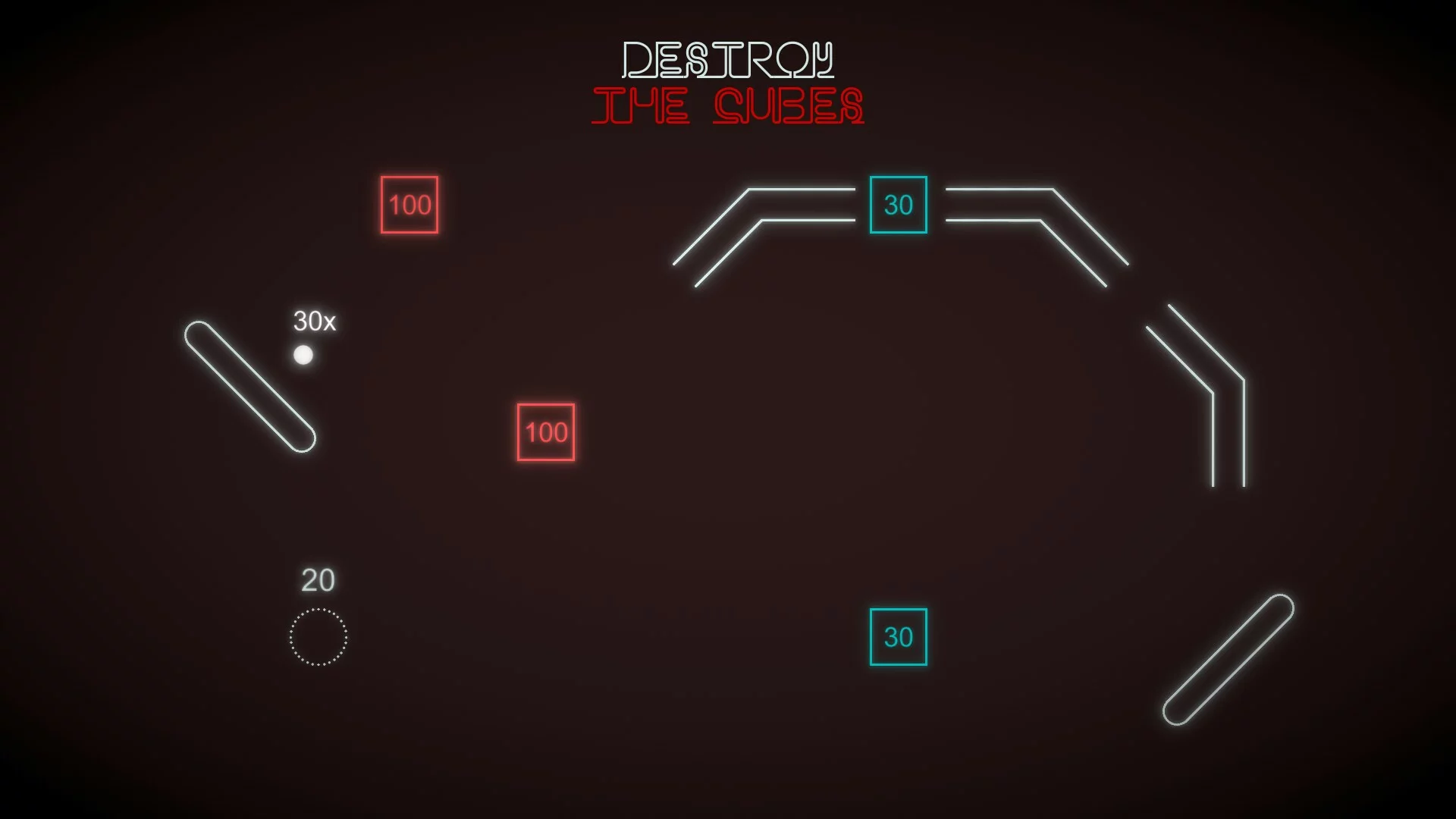 Изображение игры: Destroy The Cubes - Minimalist Puzzle