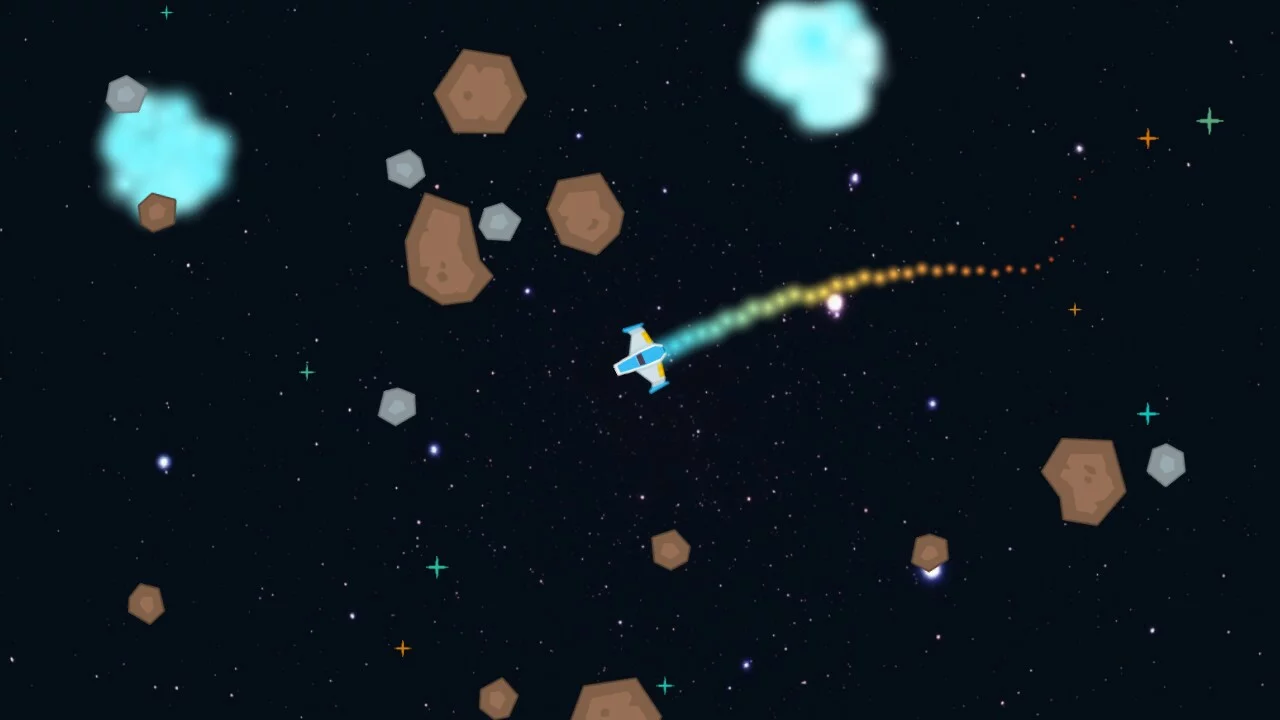 Изображение игры: Asteroids Maneuvers