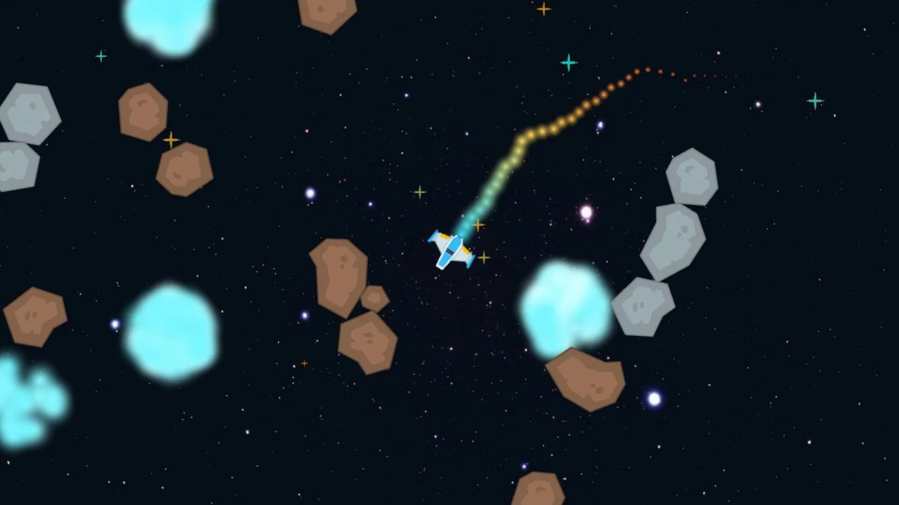 Изображение игры: Asteroids Maneuvers