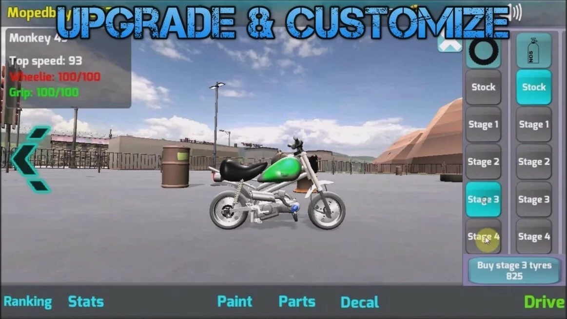 Изображение игры: Wheelie King Online
