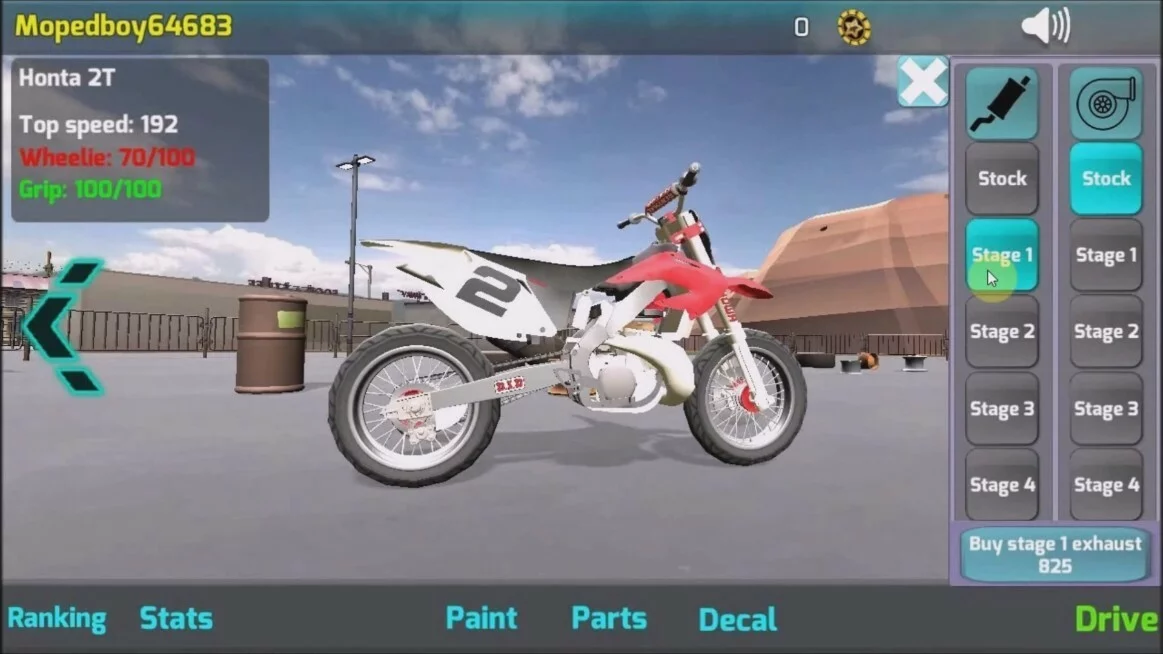 Изображение игры: Wheelie King Online