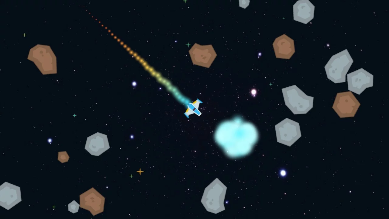 Изображение игры: Asteroids Maneuvers