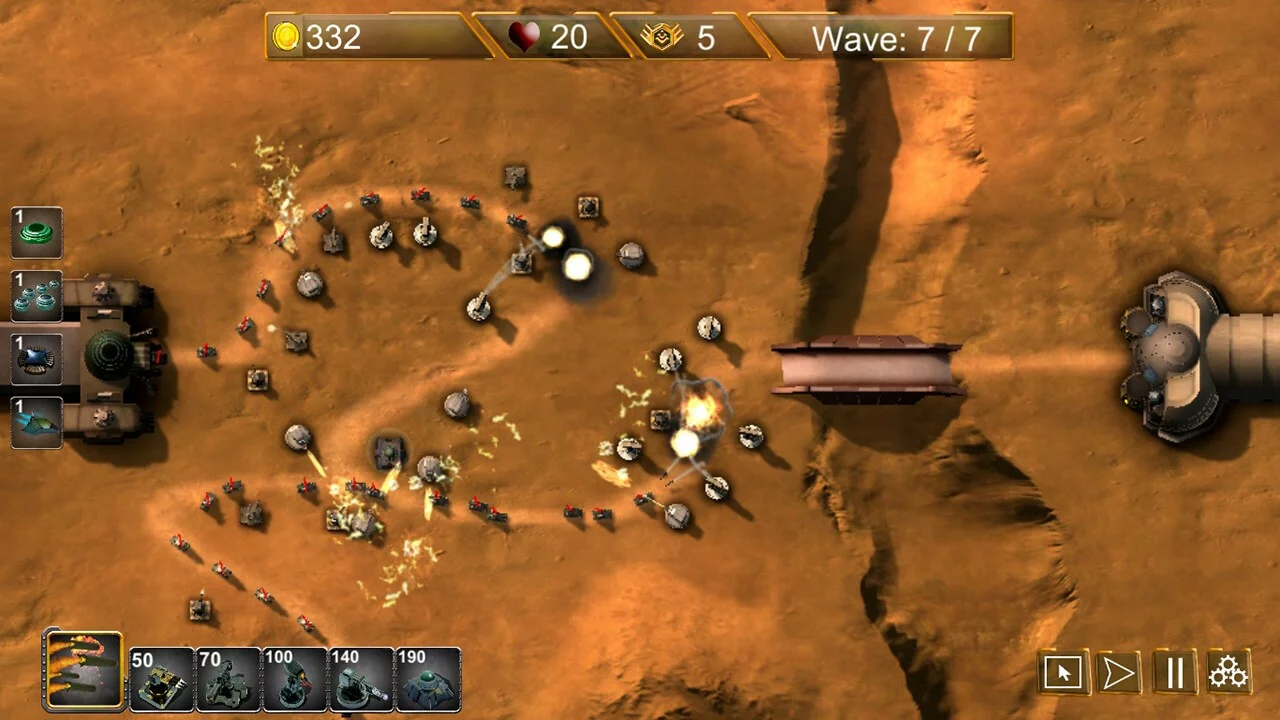 Изображение игры: Marswar TD