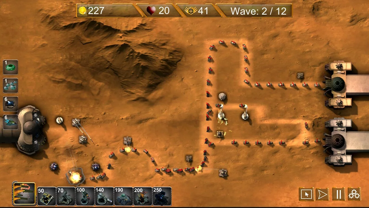 Изображение игры: Marswar TD