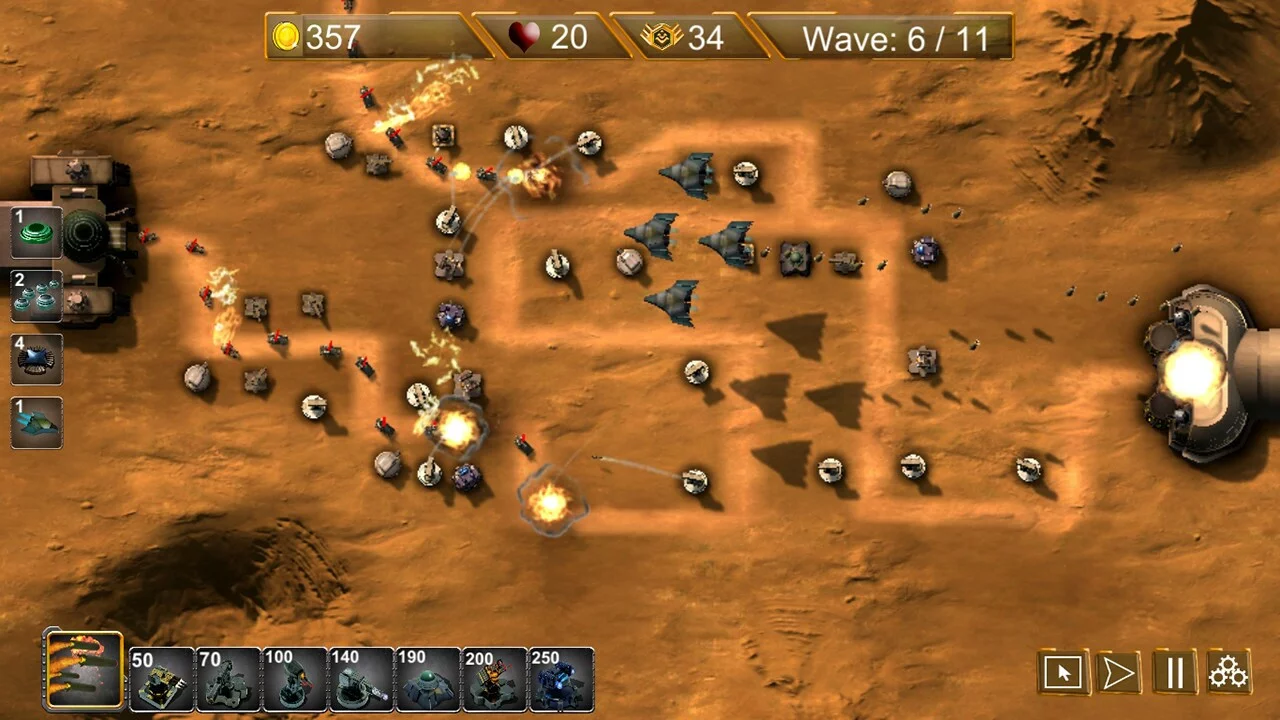 Изображение игры: Marswar TD