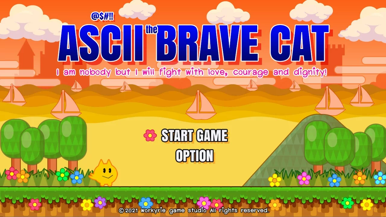 Изображение игры: Ascii the Brave Cat