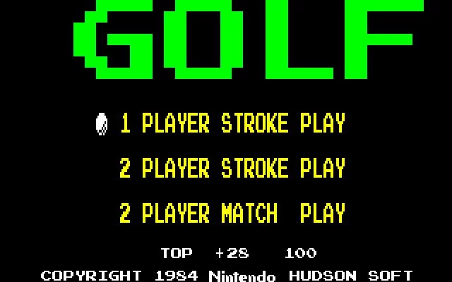 Изображение игры: Mario Golf (1984)