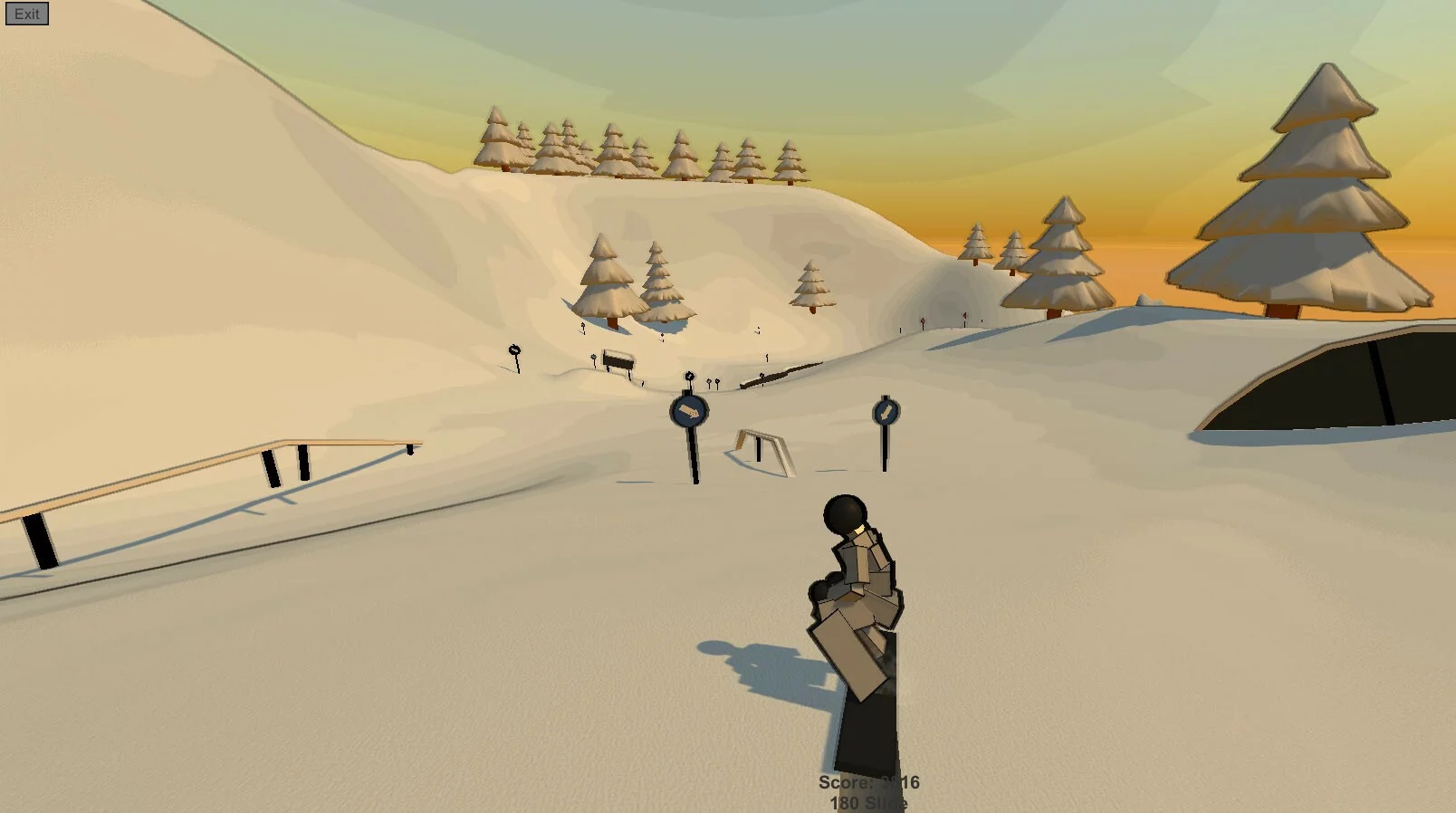 Изображение игры: Snowboard