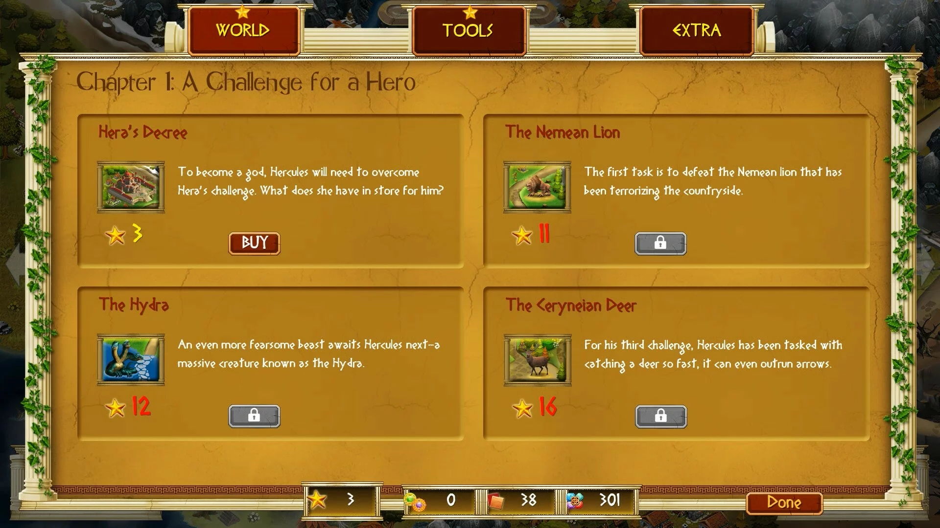 Изображение игры: The Chronicles of Hercules: The 12 Labours