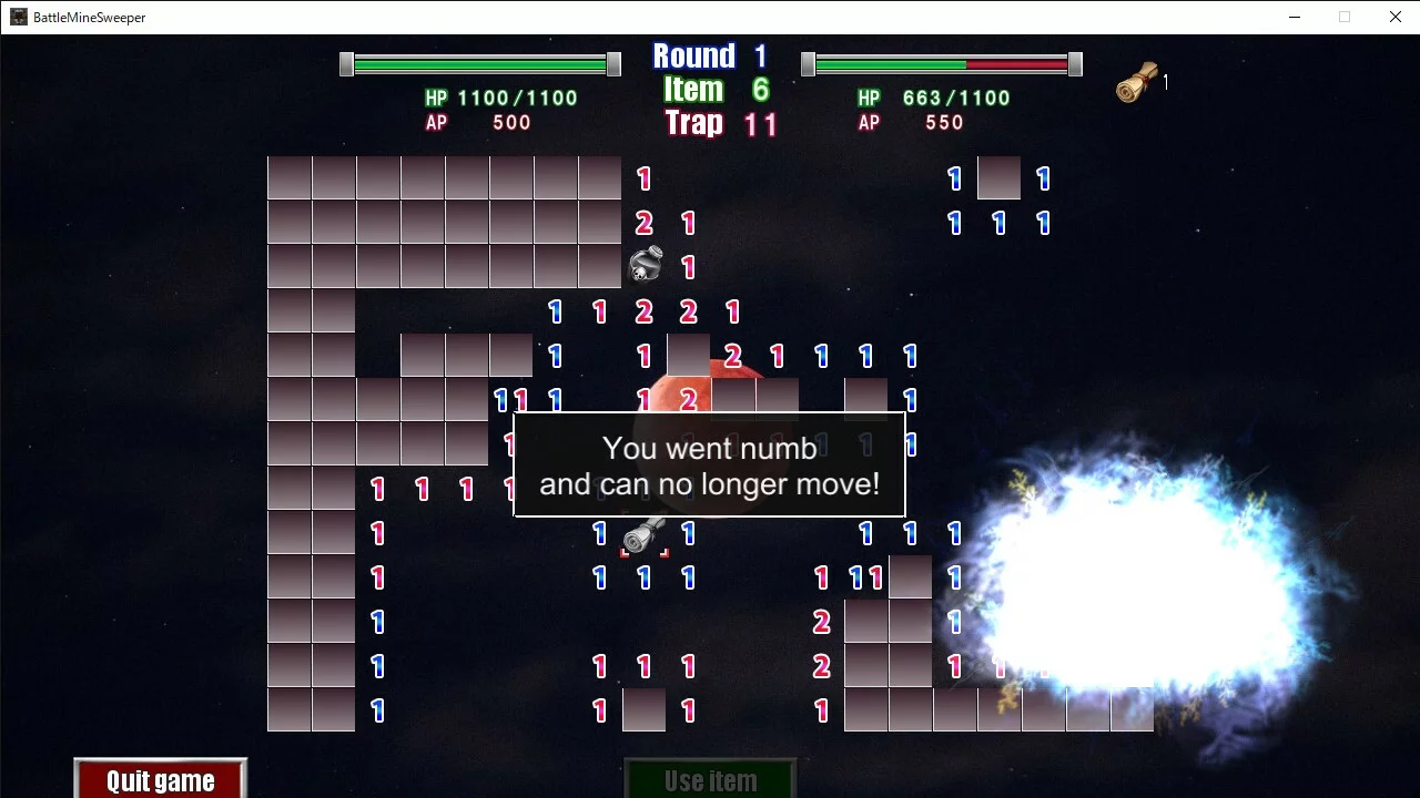 Изображение игры: Battle Mine Sweeper