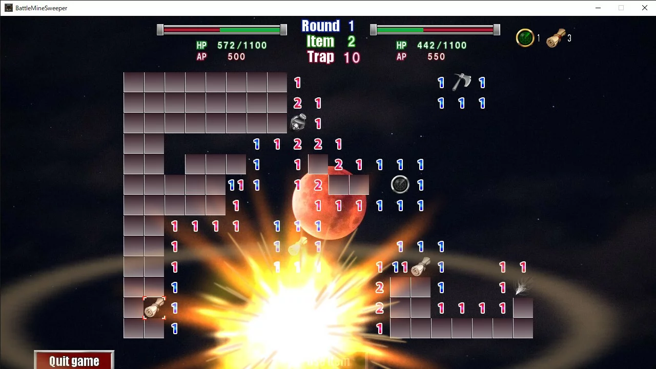 Изображение игры: Battle Mine Sweeper