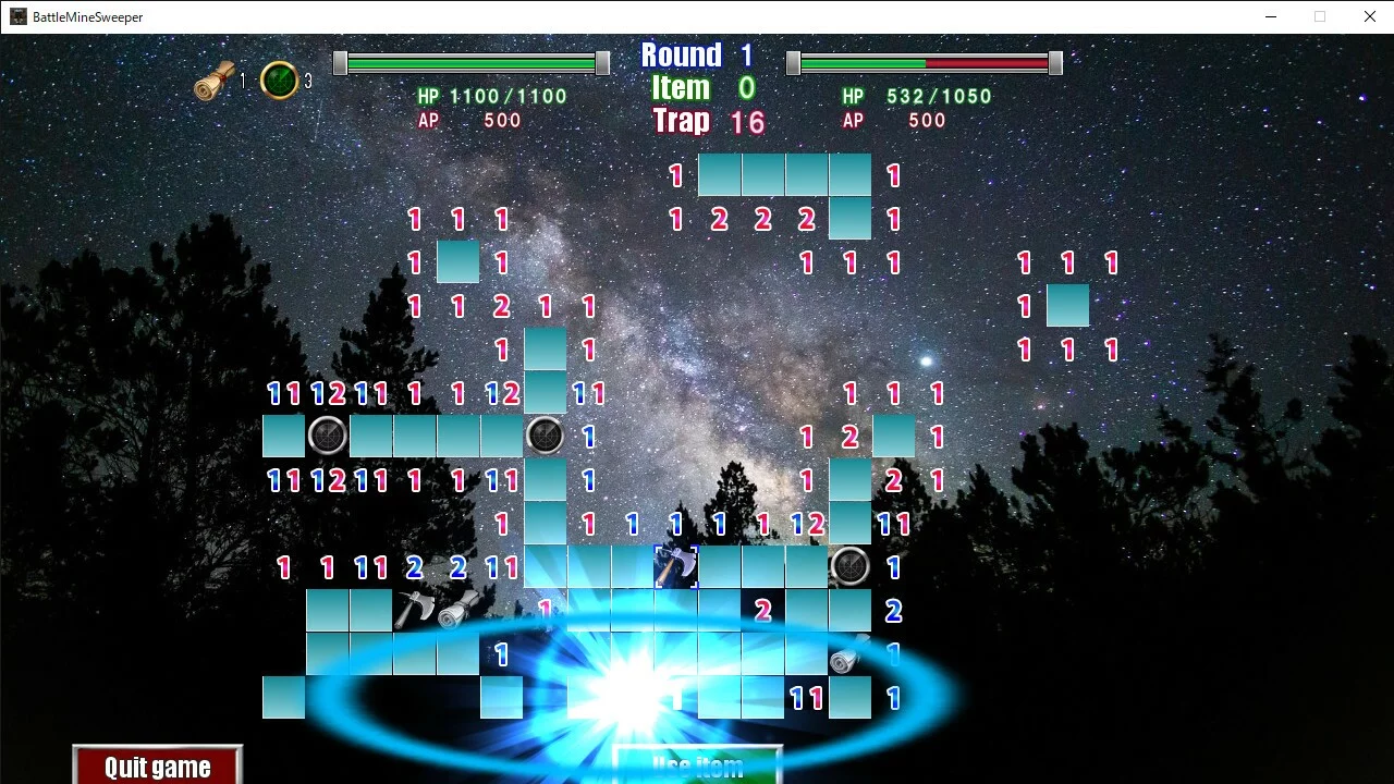 Изображение игры: Battle Mine Sweeper