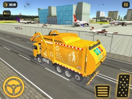 Изображение игры: Trash Dump Truck Driver 2020
