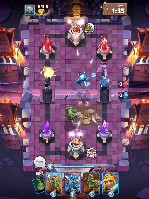 Изображение игры: Clash of Wizards Battle Royale