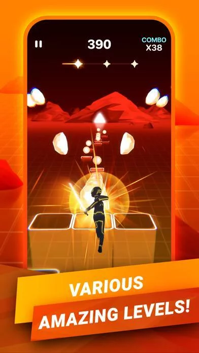 Изображение игры: Blade Hop 3D — Beat Blade