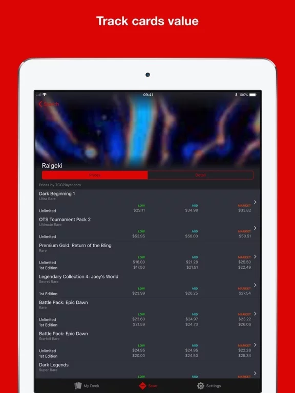 Изображение игры: BigAR - YGO Card Scanner