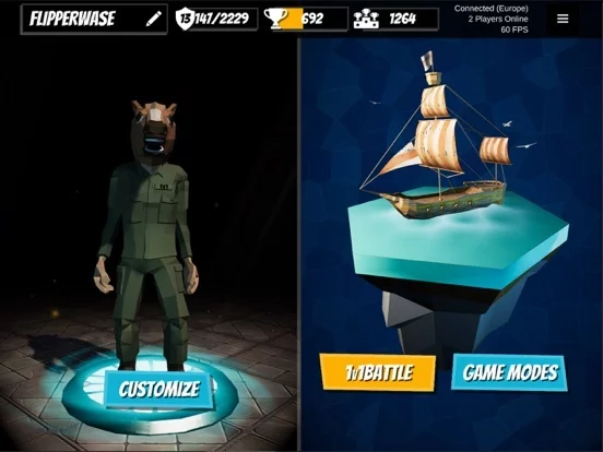 Изображение игры: 1v1Battle - Build Fight Sim