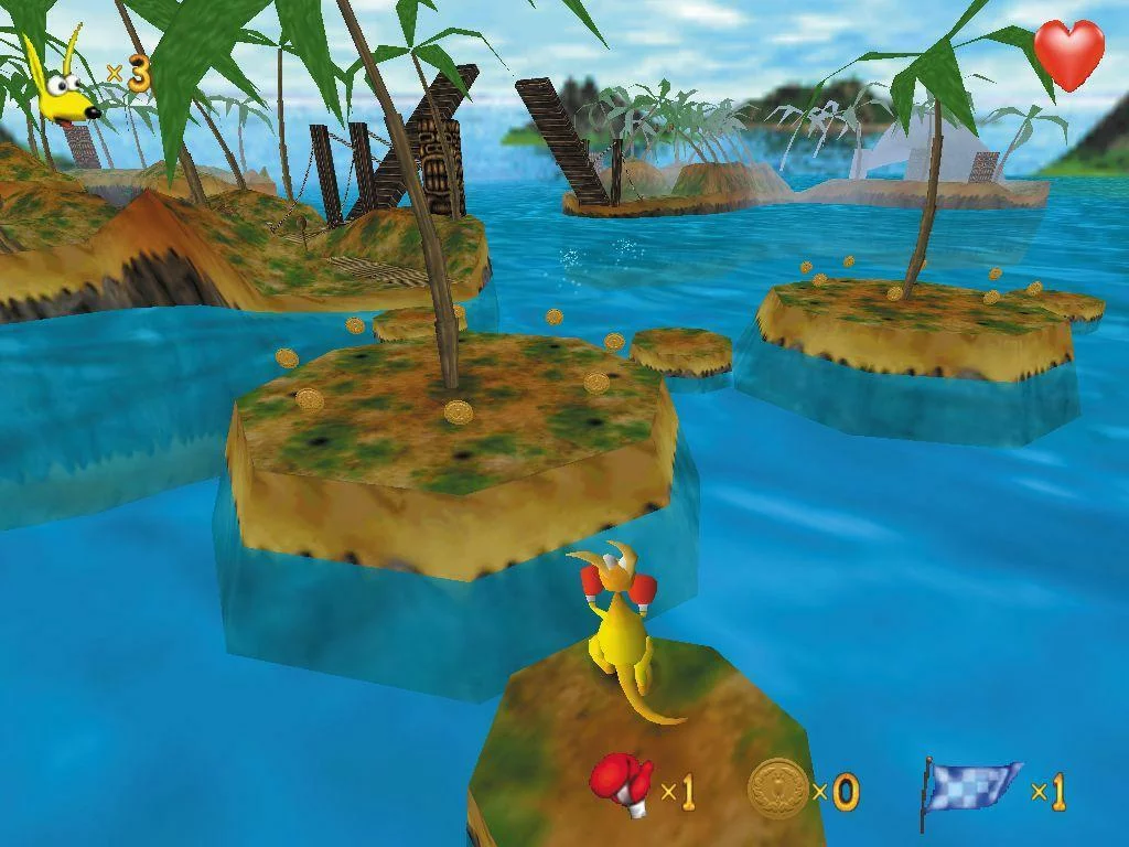 Изображение игры: Kao the Kangaroo Trilogy