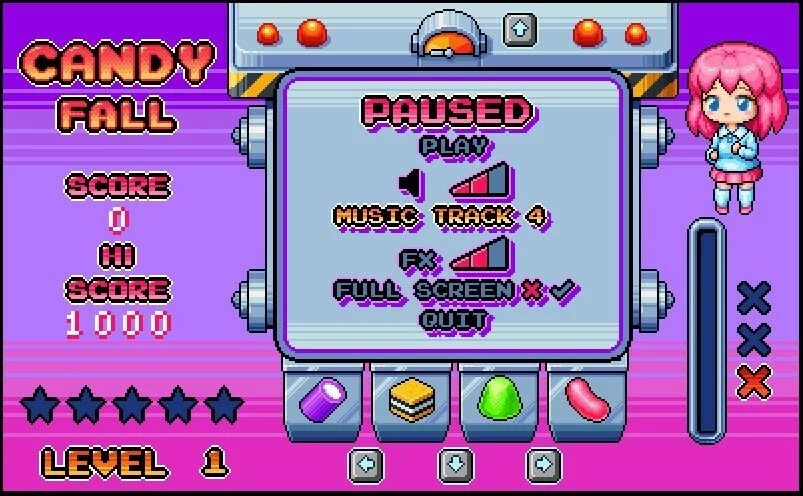Изображение игры: Candy Fall