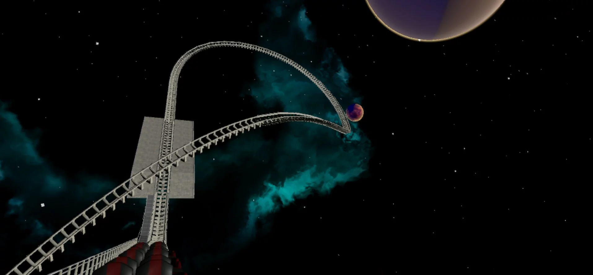 Изображение игры: VR Galactic Roller Coaster