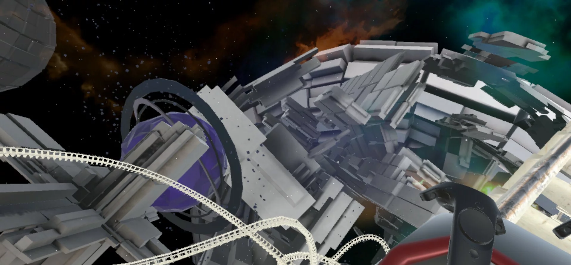 Изображение игры: VR Galactic Roller Coaster