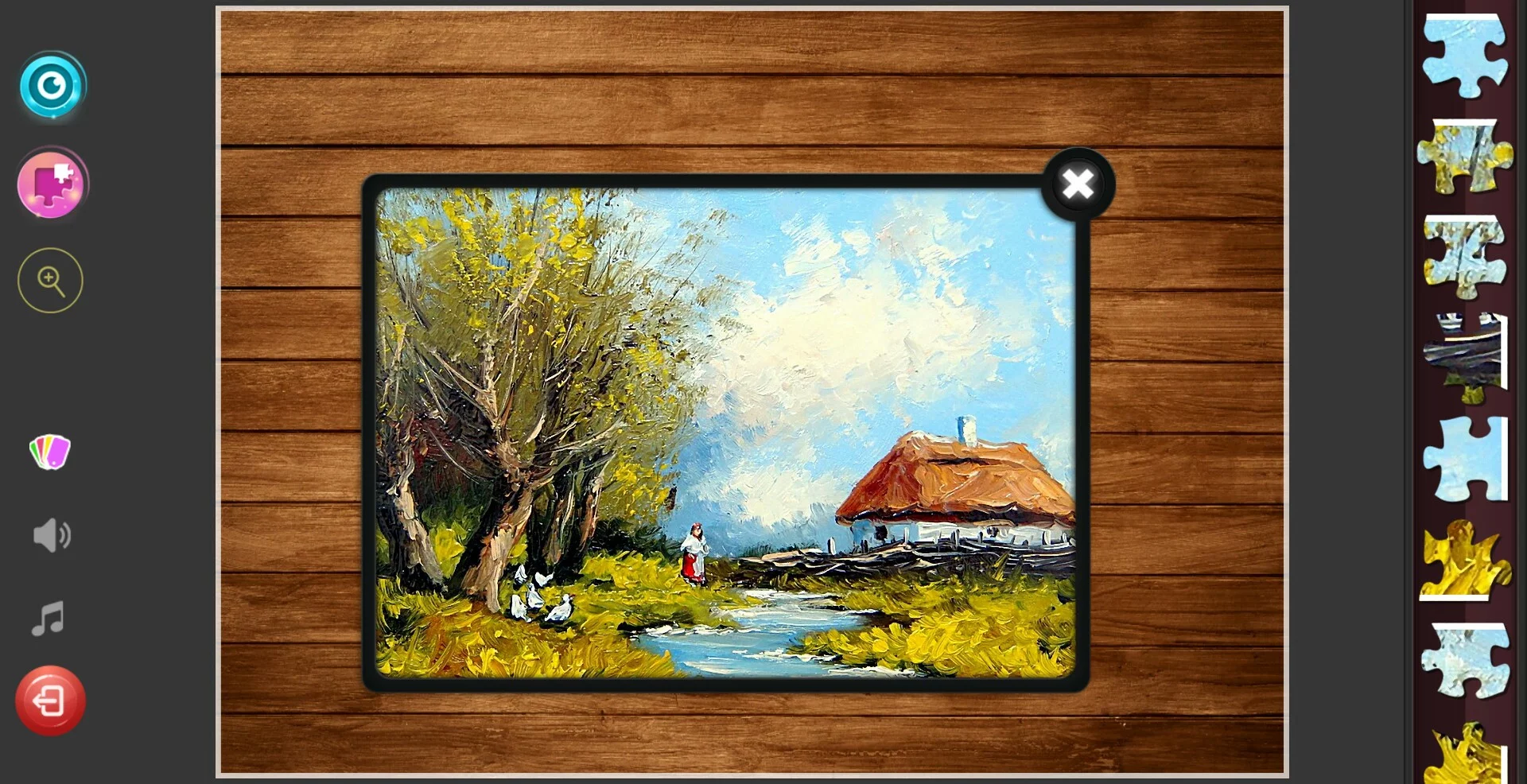 Изображение игры: Paintings Jigsaw Puzzles