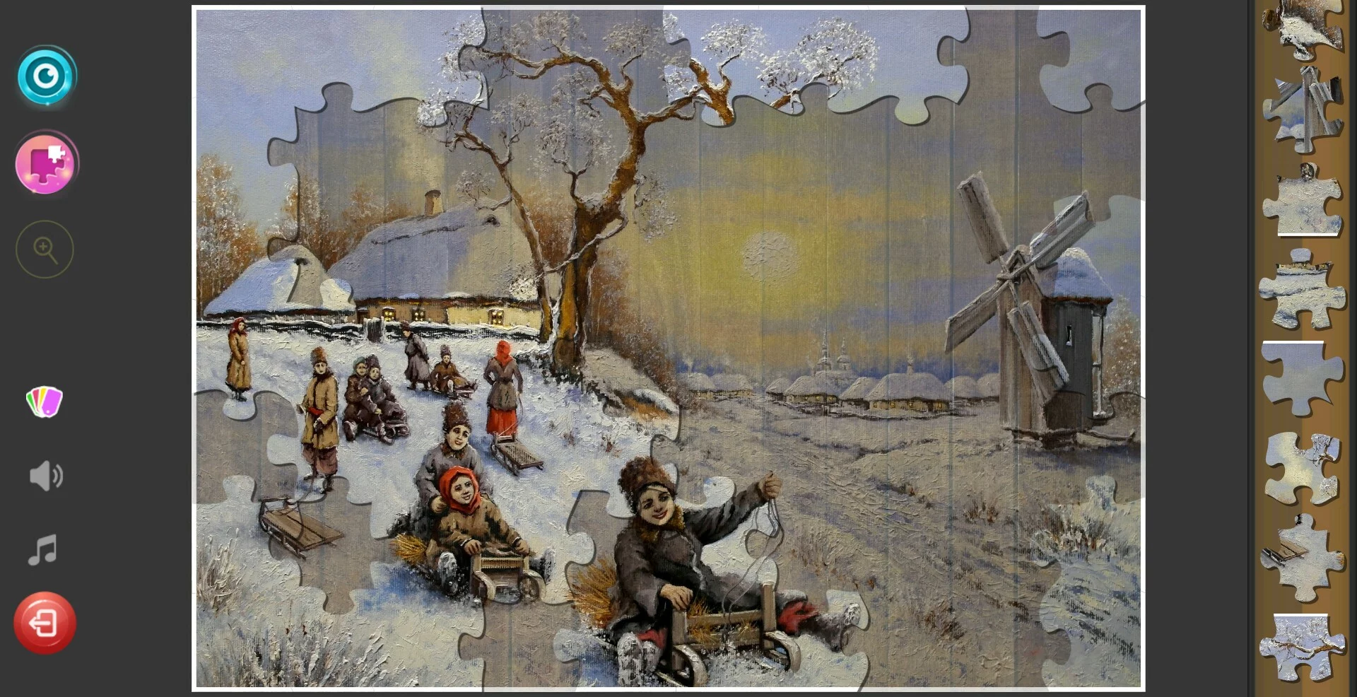 Изображение игры: Paintings Jigsaw Puzzles