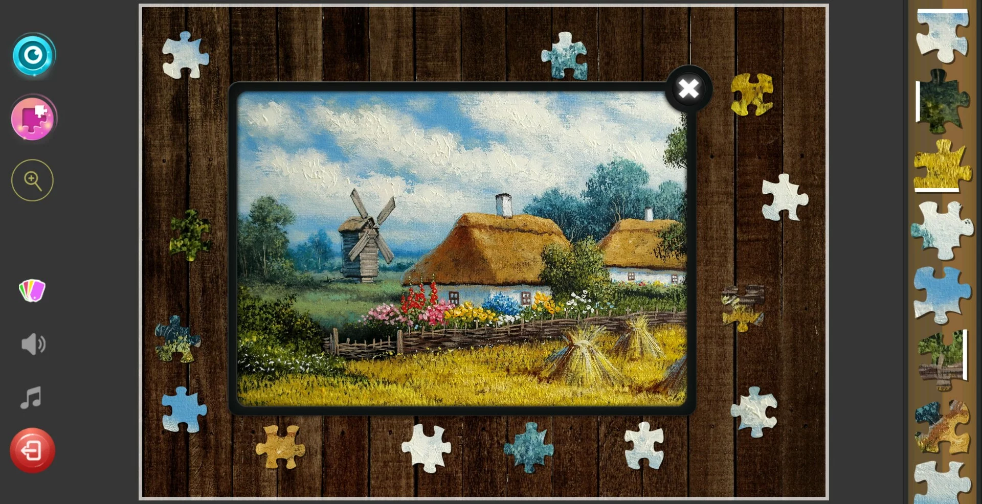 Изображение игры: Paintings Jigsaw Puzzles
