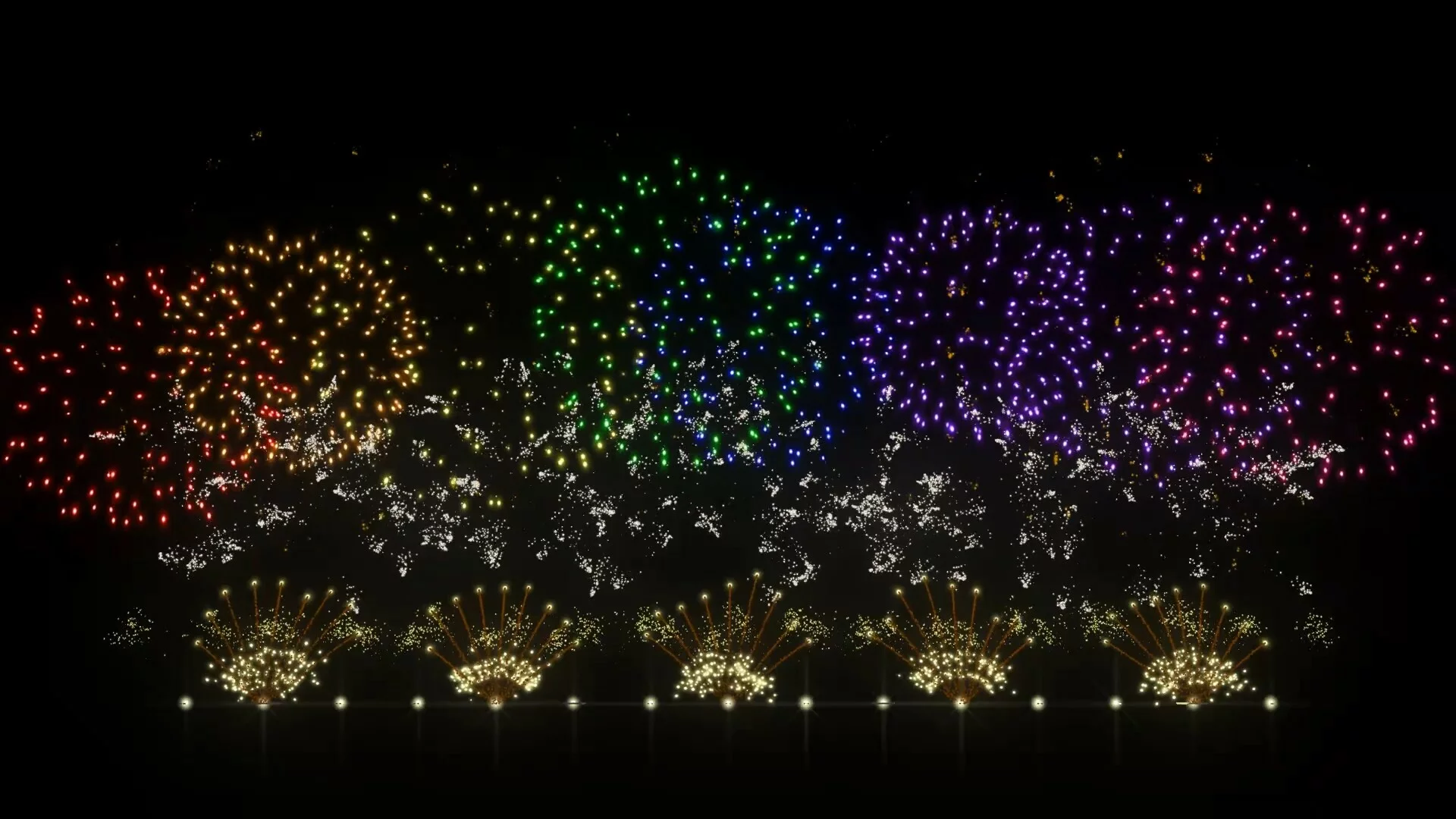 Изображение игры: FWsim - Fireworks Display Simulator