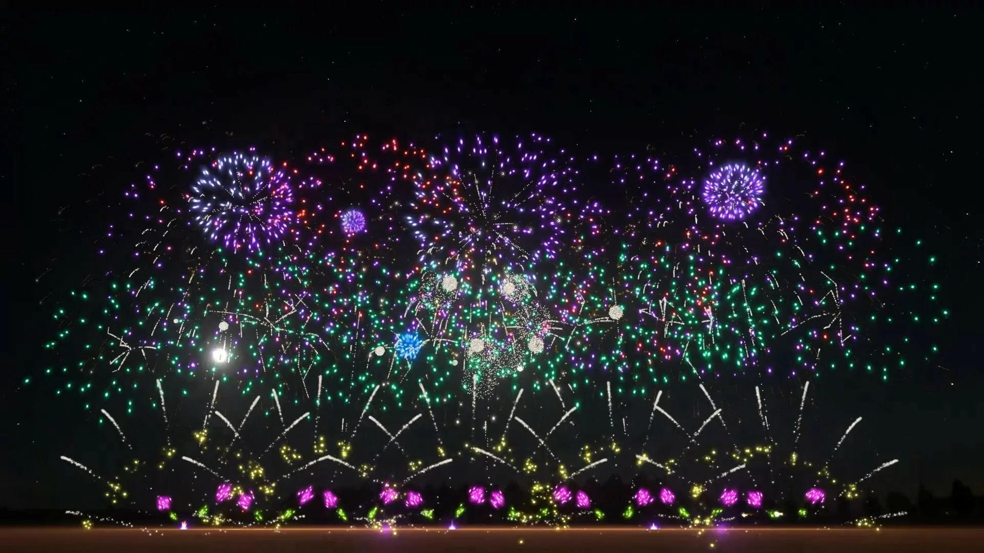 Изображение игры: FWsim - Fireworks Display Simulator