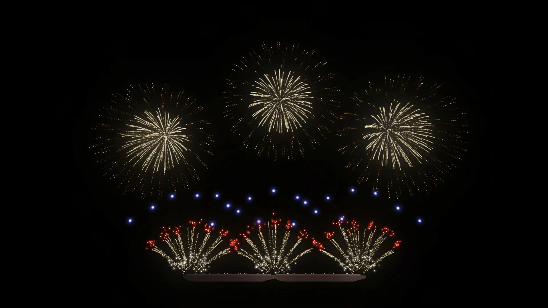 Изображение игры: FWsim - Fireworks Display Simulator