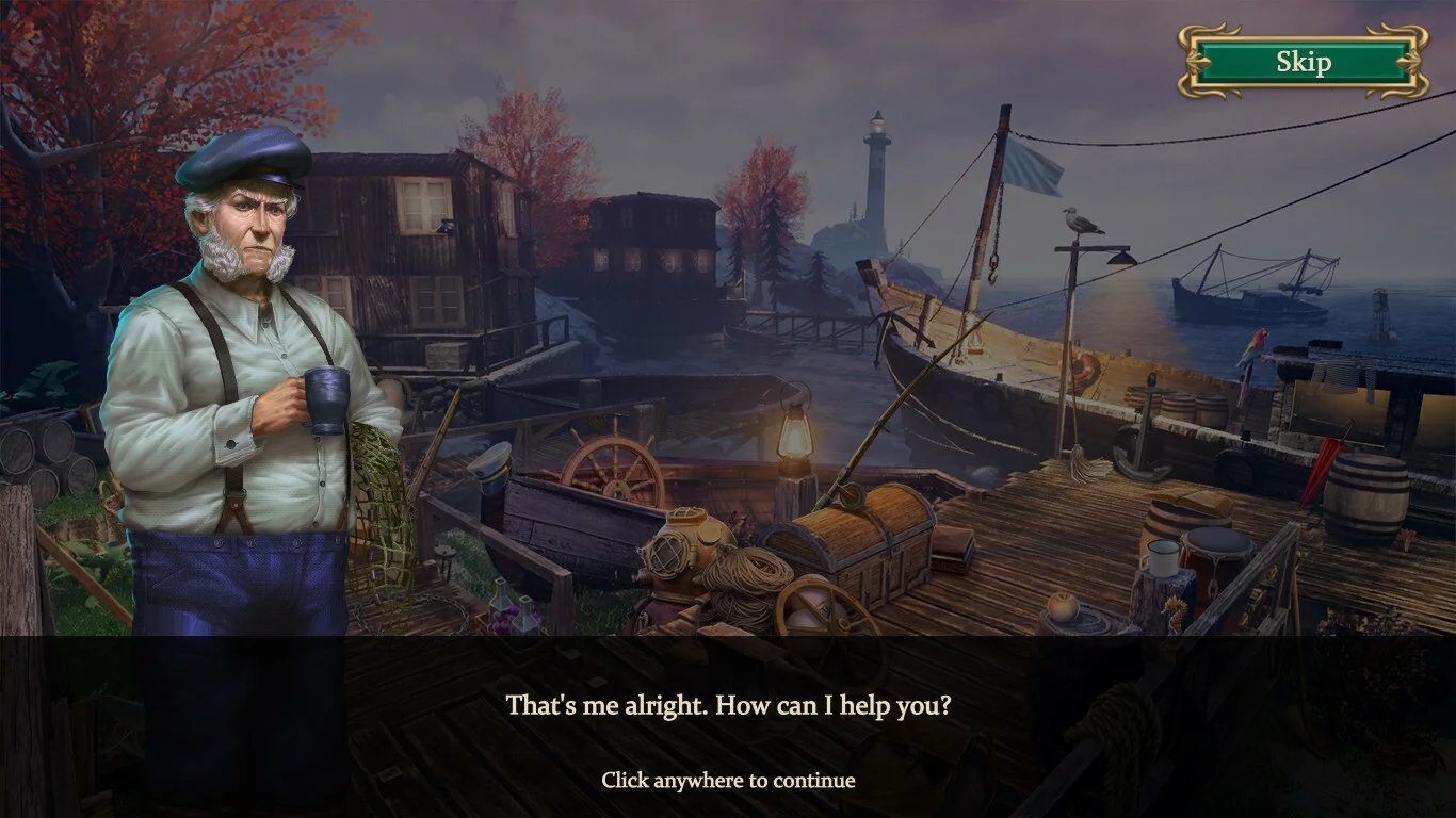 Изображение игры: Detective notes. Lighthouse Mystery Solitaire
