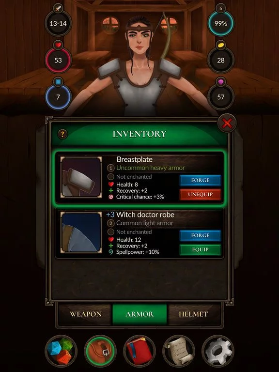 Изображение игры: Crossroads: Roguelike RPG