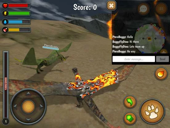 Изображение игры: Pterodactly Multiplayer