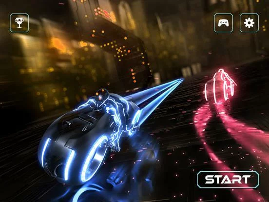 Изображение игры: Neon Race - Light Bike Race