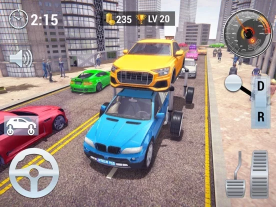 Изображение игры: Elevated Car Crash Driver 2020
