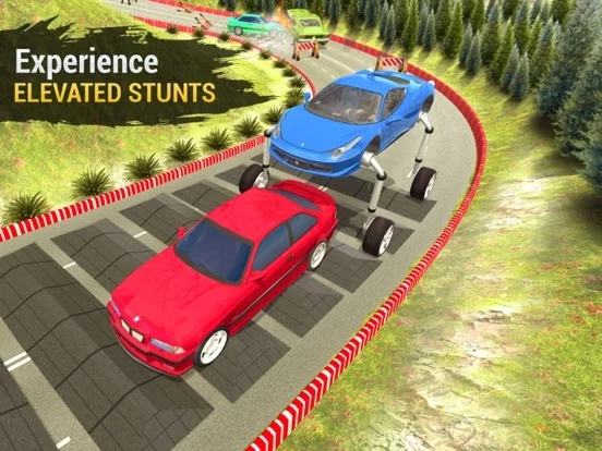 Изображение игры: Elevated Car Crash Driver 2020