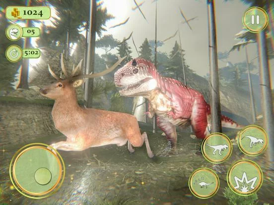 Изображение игры: JUNGLE DINO SIMULATOR 3D 2020