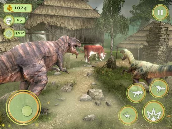 Изображение игры: JUNGLE DINO SIMULATOR 3D 2020